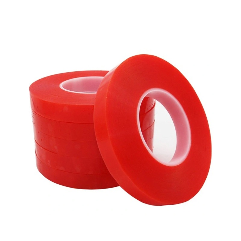 Strong Pet Adhesive Pet Red Film Clear Double Sided Tape No Trace for Phone  LCD Screen