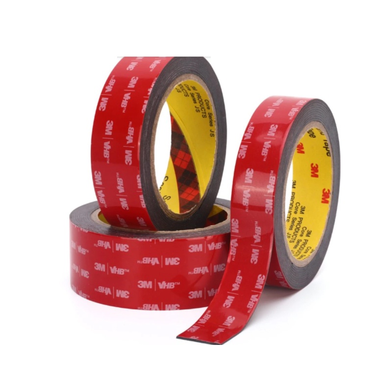 3M Double Sided Tape, Very High Bond Waterproof Mounting Tape, VHB Heavy  Duty Foam Tape （5952 Red）