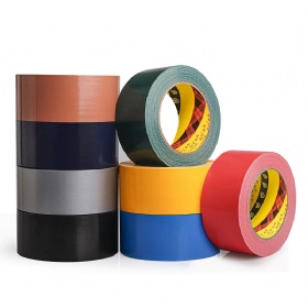High Wear-Resistant Single-Sided Exhibition Wedding Carpet Tape Waterproof Easy Tear 45mm Wide Decoration Joint Pipe Duct Rubber