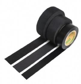 Wholesale Automotive High Adhesive PVC Black Tape Rubber Insulated Electrical Line Winding Waterproof Wire Harness Masking Tape