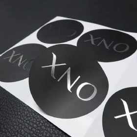 Customized Self-Adhesive Printing Labels with UV Hot Stamping Logo Stickers for Packaging Customization