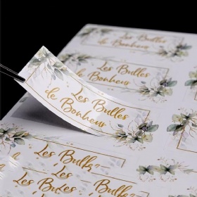 Customized Self-adhesive Accessories Back Cards Price Tags Printed Logos Trademark Stickers