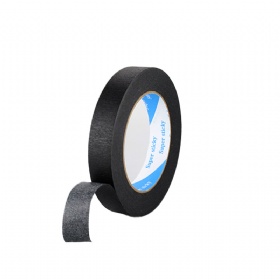 Black Industrial Home Decoration Masking Tape Strong Adhesive for Spray Paint Customization Color Separation Marking Factory