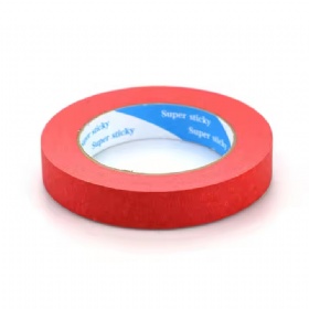 High-Viscosity Red Masking Paper Tape for Industrial Building Decoration Exterior Wall Compartment Car Painting Acrylic for
