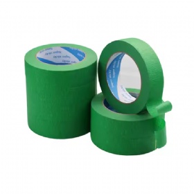Wholesale Strong Adhesive Green Masking Paper Tape High Pressure Free Primer for Exterior Wall True Stone Paint Brick Split