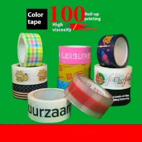 Custom Transparent BOPP Acrylic Adhesive Tape Wide Express Sealing Packaging Tape